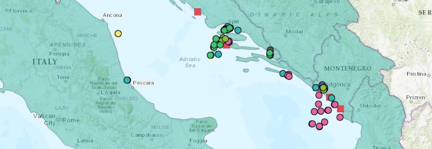 DeFishGear: Development of the Regional Database and Data Viewer on Marine Litter